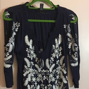Vintage embroidered blouse